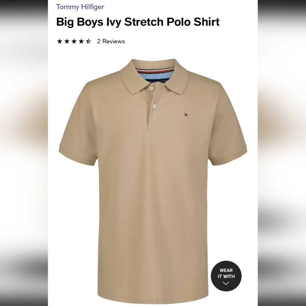 2 TOMMY HILFIGER Boys Polo Tshirts - Picture 4 of 16